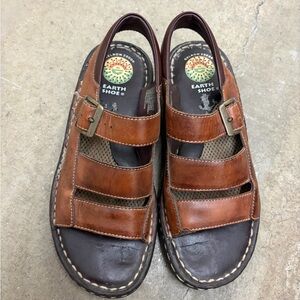 Earth shoes Sonya fishermen Brown Leather Sandals